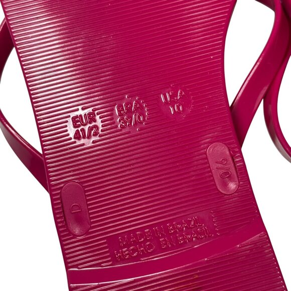 - KATE SPADE WOMEN JAYLA BOW FLIP FLOP SIZE 10 FESTIVE PINK - Picture 7 of 7